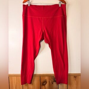 lululemon athletica Bold Red Leggings